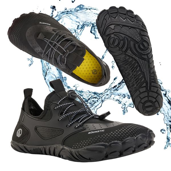 Buty do wody męskie AQUASTIC Saros. Czarne buty sportowe męskie AQUASTIC, sportowe. Za 89.99 zł.