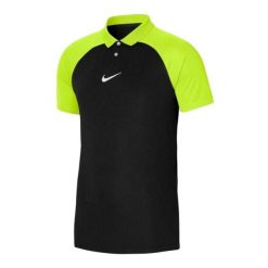 Męska Koszulka Polo Academy Pro. Czarne koszulki polo męskie Nike, l, bez wzorów, z materiału, sportowe, bez ramiączek. Za 160.30 zł.
