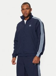 Adidas Bluza adicolor Firebird JP1253 Granatowy Loose Fit. Niebieskie bluzy męskie Adidas, m, bez wzorów, z syntetyku, bez kaptura. Za 299.99 zł.