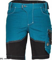 CERVA NEURUM CLASSIC szorty - męskie szorty robocze, elastyczny materiał Trifibetex, 6 kieszeni, odblaski - morski 48. Zielone szorty męskie CERVA, m, bez wzorów, z materiału. Za 167.23 zł.