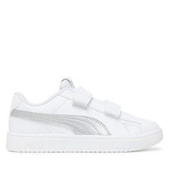 Sneakersy Puma. Białe trampki i tenisówki chłopięce Puma, bez wzorów, bez zapięcia. Za 149.99 zł.