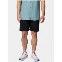 Spodenki turystyczne męskie Columbia Rapid Rivers. Czarne krótkie spodenki sportowe męskie Columbia, m, bez wzorów, z bawełny, trekkingowe. W wyprzedaży za 119.50 zł.
