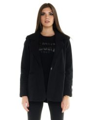 Bluza z kieszeń na co dzień na siłownię. Czarne bluzy damskie LEONE 1947 APPAREL, m, z aplikacjami, z gumy, bez kaptura. Za 168.36 zł.
