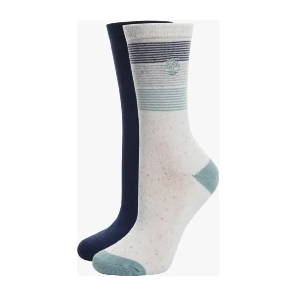 Timberland Skarpety 2Pp Striped Speckle Crew , multicolor, rozmiar M. Skarpety damskie Timberland, bez wzorów, z bawełny. W wyprzedaży za 79.99 zł.