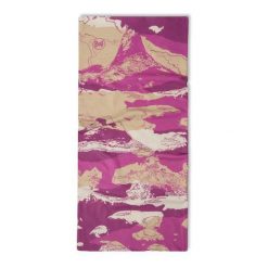Bandana BUFF ORIGINAL ECOSTRETCH ESYR ORCHID. Fioletowe szaliki i chusty damskie Buff, bez wzorów. Za 99.90 zł.