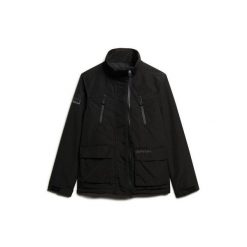 Kurtka wodoodporna Superdry Ultimate. Czarne kurtki męskie Superdry., m, bez wzorów, eleganckie, bez kaptura. W wyprzedaży za 582.65 zł.