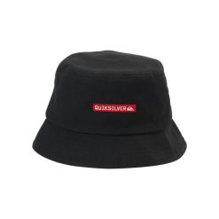 Kapelusz bucket dla Mężczyzn DNA Czarny. Czarne czapki i kapelusze męskie Quiksilver, bez wzorów, z bawełny. Za 129.00 zł.