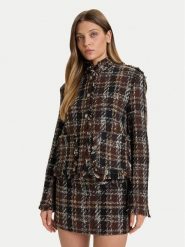 ViCOLO Marynarka TF0204 Brązowy Regular Fit. Brązowe żakiety damskie ViCOLO, m, bez wzorów, z syntetyku. Za 1,049.00 zł.