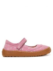 Froddo Baleriny Barefoot Mary J G3140195-4 S Różowy. Czerwone baleriny dziewczęce Froddo, bez wzorów, ze skóry, bez zapięcia. Za 329.99 zł.