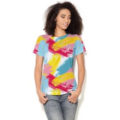 Colour Pleasure Koszulka damska CP-030 275 niebiesko-różowa r. M/L. T-shirty damskie marki Colour Pleasure. Za 70.35 zł.
