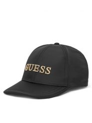 Guess Czapka z daszkiem AW5397 POL01 Czarny. Czarne czapki i kapelusze damskie Guess, z aplikacjami, z materiału. Za 159.99 zł.