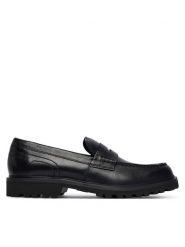 Clarks Loafersy Berwick Lo 26183727 Czarny. Czarne mokasyny męskie Clarks, ze skóry. Za 349.99 zł.