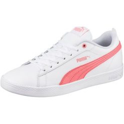 Puma Smash Wns v2 L White Shell Pin 39 Biały. Obuwie sportowe damskie marki Puma. W wyprzedaży za 179.00 zł.