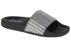 Klapki na basen damskie, Pop Ups-New Spark. Szare klapki damskie Skechers, bez wzorów, z materiału, sportowe, bez obcasa. Za 189.99 zł.
