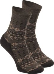 FITANU Damskie skarpety wysokie Fitanu Norwocksm000280429 chocolate scandinavian print rozmiar 39-42. Czarne skarpety damskie Fitanu, bez wzorów. Za 44.90 zł.