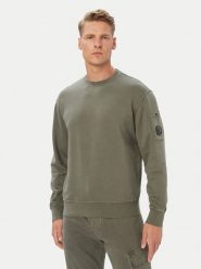 C.P. Company Bluza 21CMSS718A006372R Zielony Regular Fit. Zielone bluzy męskie C.P. Company, m, bez wzorów, z bawełny, bez kaptura. Za 999.99 zł.