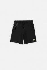 Spodenki sportowe dziecięce ZL3 do kolan. Czarne szorty dla chłopców LEMON explore, na lato, bez wzorów, z bawełny, eleganckie. Za 45.90 zł.