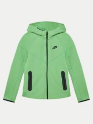 Nike Bluza FD3285 Zielony Regular Fit. Zielone bluzy dla chłopców Nike, bez wzorów, z bawełny, bez ramiączek, bez kaptura. Za 459.99 zł.