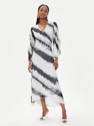 Bruuns Bazaar Sukienka codzienna Noriel BBW3752 Szary Regular Fit. Szare sukienki damskie Bruuns Bazaar, na co dzień, bez wzorów, z syntetyku, bez kołnierzyka, bez ramiączek, proste. Za 309.99 zł.