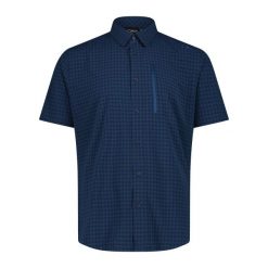 Koszula męska CMP 35S7807. Niebieskie koszule męskie CMP, m, bez wzorów, sportowe, bez kołnierzyka, bez ramiączek. W wyprzedaży za 188.99 zł.