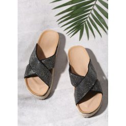 Czarne Klapki Sunniness. Klapki damskie Born2be. Za 29.99 zł.