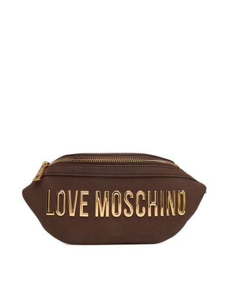 LOVE MOSCHINO Saszetka nerka JC4195PP1NKD0301 Brązowy. Brązowe torebki do ręki damskie Love Moschino, bez wzorów, z materiału, bez dodatków. Za 639.99 zł.