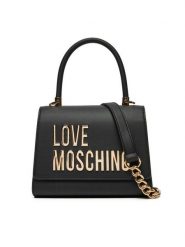 LOVE MOSCHINO Torebka JC4024PP1MKD0000 Czarny. Czarne torebki do ręki damskie Love Moschino, bez wzorów, ze skóry, bez dodatków. Za 619.99 zł.