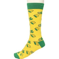 Skarpety unisex. Żółte skarpety męskie Gino Rossi, z bawełny. Za 19.90 zł.