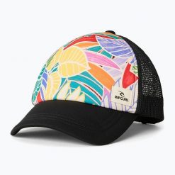 Czapka z daszkiem damska Rip Curl Mixed Yardage Trucker. Brązowe czapki i kapelusze damskie Rip Curl, bez wzorów, z materiału, sportowe. Za 109.99 zł.