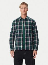 Tommy Jeans Koszula DM0DM23527 Zielony ciemny Regular Fit. Zielone koszule męskie Tommy Jeans, m, bez wzorów, z bawełny, bez kołnierzyka, bez ramiączek. Za 349.99 zł.