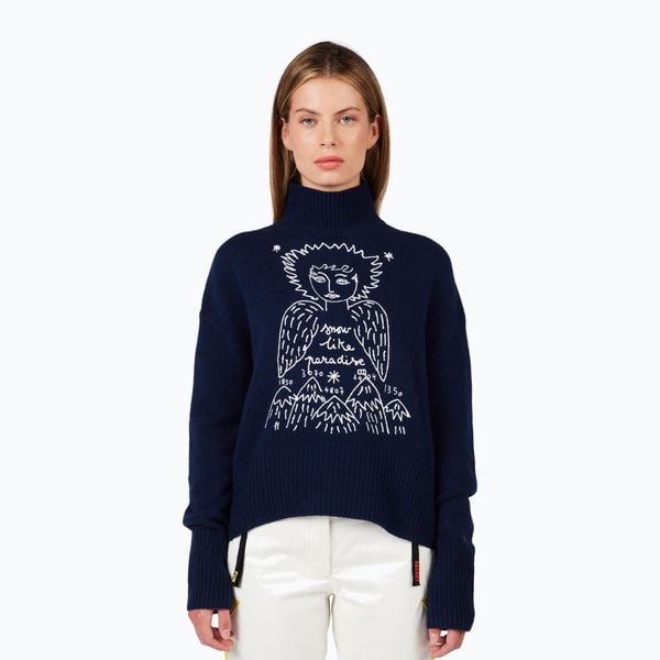 Sweter damski Rossignol JCC Snow Angels Pull. Niebieskie bluzy sportowe damskie Rossignol, l, bez wzorów, z kaszmiru, sportowe, bez kołnierzyka, bez ramiączek, bez kaptura. Za 1,259.00 zł.