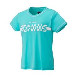 Koszulka sportowa damska Yonex Tennis Print. Niebieskie koszulki sportowe damskie YONEX, m, bez wzorów, z poliesteru, bez kołnierzyka, bez ramiączek. Za 297.00 zł.