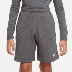 Spodnie treningowe chłopięce Nike JR Park 20. Szare spodnie materiałowe dla chłopców Nike, bez wzorów, sportowe. Za 148.75 zł.