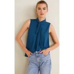 Mango - Top Kelp. Szare topy damskie Mango, z materiału, bez rękawów. Za 119.90 zł.