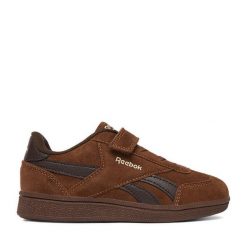 Sneakersy Reebok. Brązowe trampki i tenisówki chłopięce Reebok, bez wzorów, bez zapięcia. Za 139.99 zł.