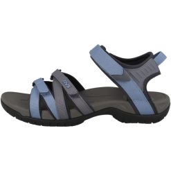 Buty do chodzenia damskie Teva Tirra. Niebieskie obuwie sportowe damskie Teva, bez wzorów, z materiału, bez obcasa, bez zapięcia. Za 525.00 zł.
