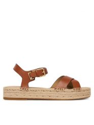 LAUREN RALPH LAUREN Espadryle 802P06400001 Brązowy. Brązowe sandały damskie Lauren Ralph Lauren, bez wzorów, ze skóry, bez obcasa, bez zapięcia. Za 729.99 zł.