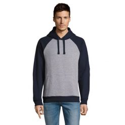 Bluza Unisex Dla Dorosłych Seattle. Niebieskie bluzy męskie SOL'S, m, bez wzorów, bez kaptura. Za 193.99 zł.