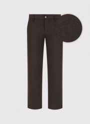 PAKO LORENTE – Brązowe spodnie męskie chino. Brązowe spodnie materiałowe męskie Pako Lorente, l, bez wzorów, z elastanu, casualowe. Za 359.99 zł.