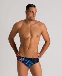 Kąpielówki slipy męskie na basen Arena Optical Waves Brief. Czarne kąpielówki męskie Arena, m, bez wzorów, z materiału, długie, na fitness i siłownię. Za 51.98 zł.