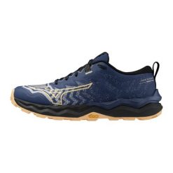 Damskie buty trailowe Mizuno Wave Daichi 8. Brązowe obuwie sportowe damskie Mizuno, bez wzorów, do biegania, mizuno wave. Za 369.99 zł.