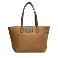 Torebka KARL LAGERFELD. Brązowe torebki do ręki damskie KARL LAGERFELD, bez wzorów, klasyczne, bez dodatków. Za 609.99 zł.