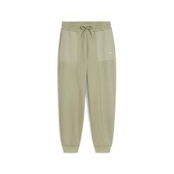 Damskie spodnie dresowe HER z wysokim stanem PUMA Lux Army Green. Brązowe spodnie dresowe damskie Puma, l, bez wzorów, z dresówki. Za 269.00 zł.
