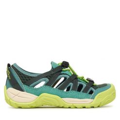 Sandały Jack Wolfskin. Zielone sandały chłopięce Jack Wolfskin, bez zapięcia. Za 279.99 zł.