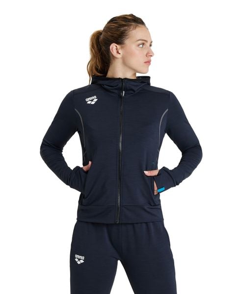 Bluza damska z kapturem Arena Spacer. Czarne bluzy damskie Arena, xl, bez wzorów, z poliesteru, z kapturem. Za 378.50 zł.