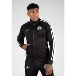 Bluza fitness męska Gorilla Wear Stratford Jacket. Czarne bluzy męskie GORILLA WEAR, m, bez wzorów, z dresówki, bez kaptura. Za 344.35 zł.