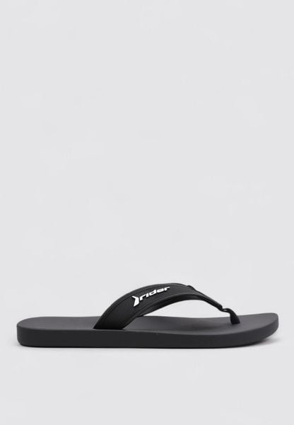 Klapki Męskie Rider IMPULSE THONG AD Noir. Czarne klapki męskie Rider, z materiału, klasyczne. Za 73.99 zł.