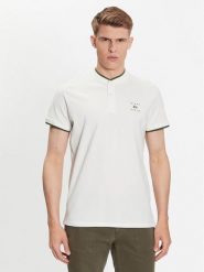 Blend Polo 20715179 Biały Regular Fit. Białe koszulki polo męskie Blend, m, bez wzorów, z bawełny, bez ramiączek. Za 109.99 zł.