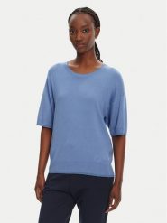 Liu Jo Sweter WA5383 MS49I Niebieski Regular Fit. Niebieskie swetry damskie Liu Jo, xs, bez wzorów, z wiskozy, bez kołnierzyka, bez ramiączek, bez kaptura. Za 259.99 zł.