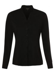 More & More Bluzka Kobiety czarny, 40. Czarne bluzki damskie More & More, bez wzorów, bez kołnierzyka, bez ramiączek. Za 239.95 zł.